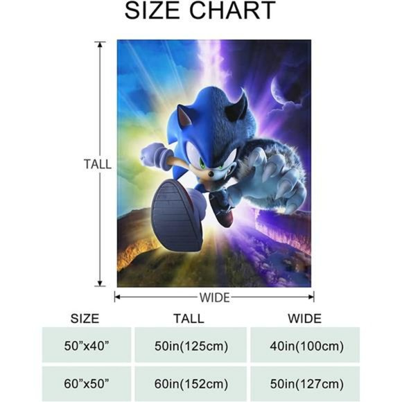 Flannel Blanket with Short Plush Pillowcase, Lightweight Throw Blanket, 40x50‘’ - Picture 7 of 7